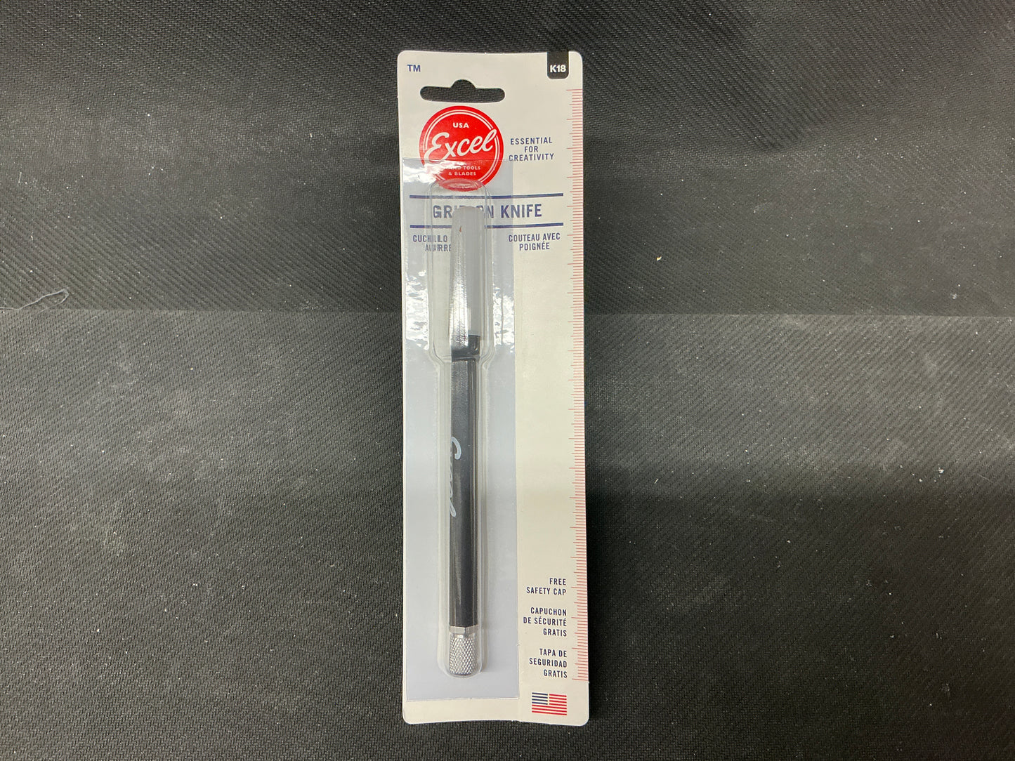 Excel Grip on Knife (Black)