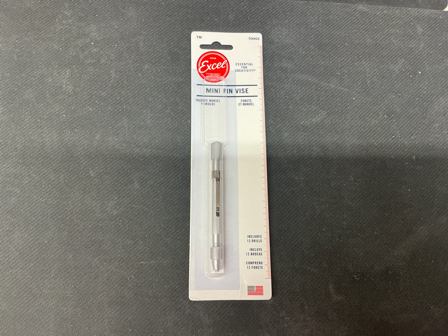 EXCEL NEW PIN VISE WITH 12 DRILLS