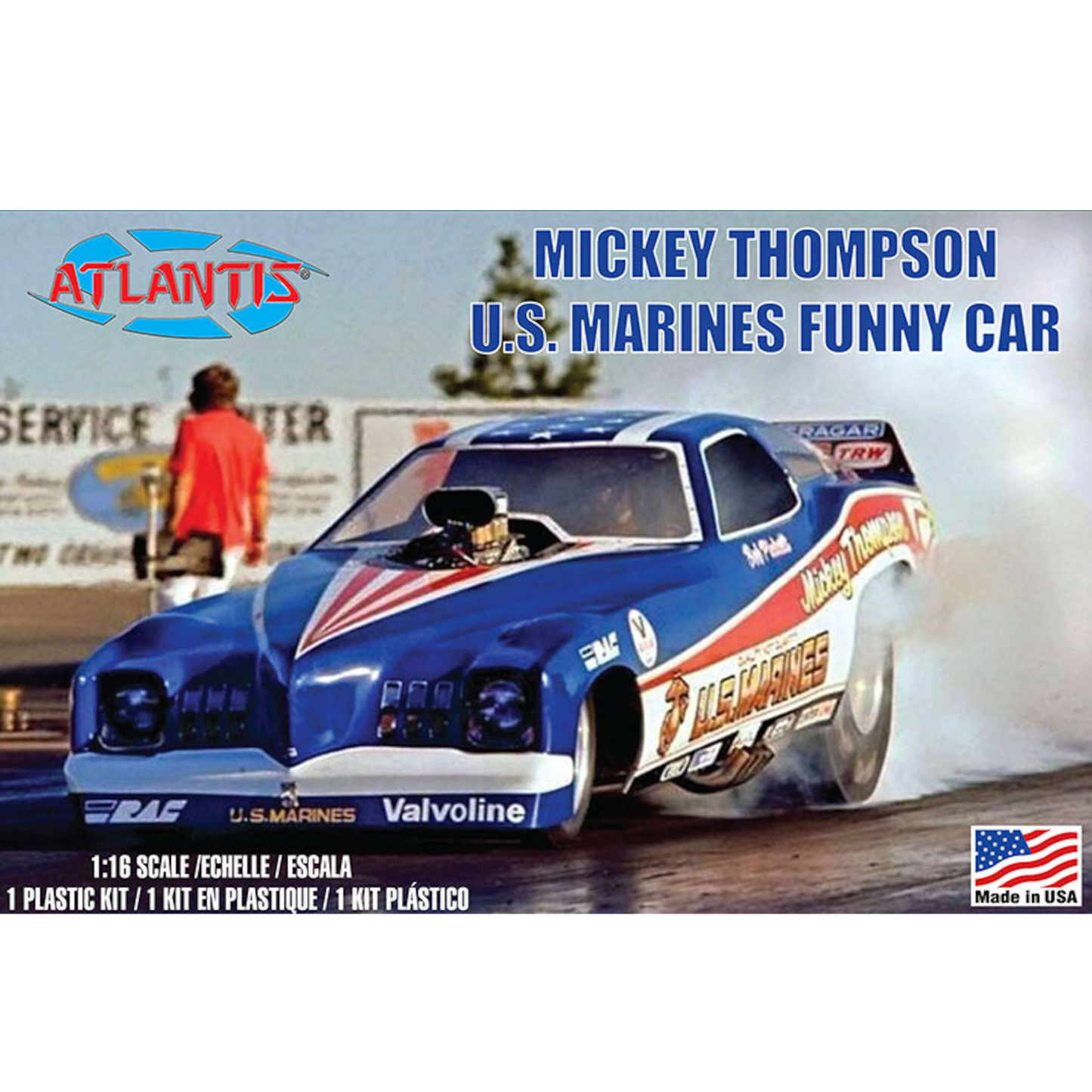 ATLANTIS 1/16 MICKEY THOMPSON USMC FUNNY CAR