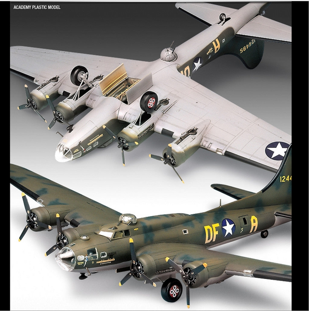 ACADEMY 1/72 B-17F MEMPHIS BELLE MODEL AIRPLANE KIT