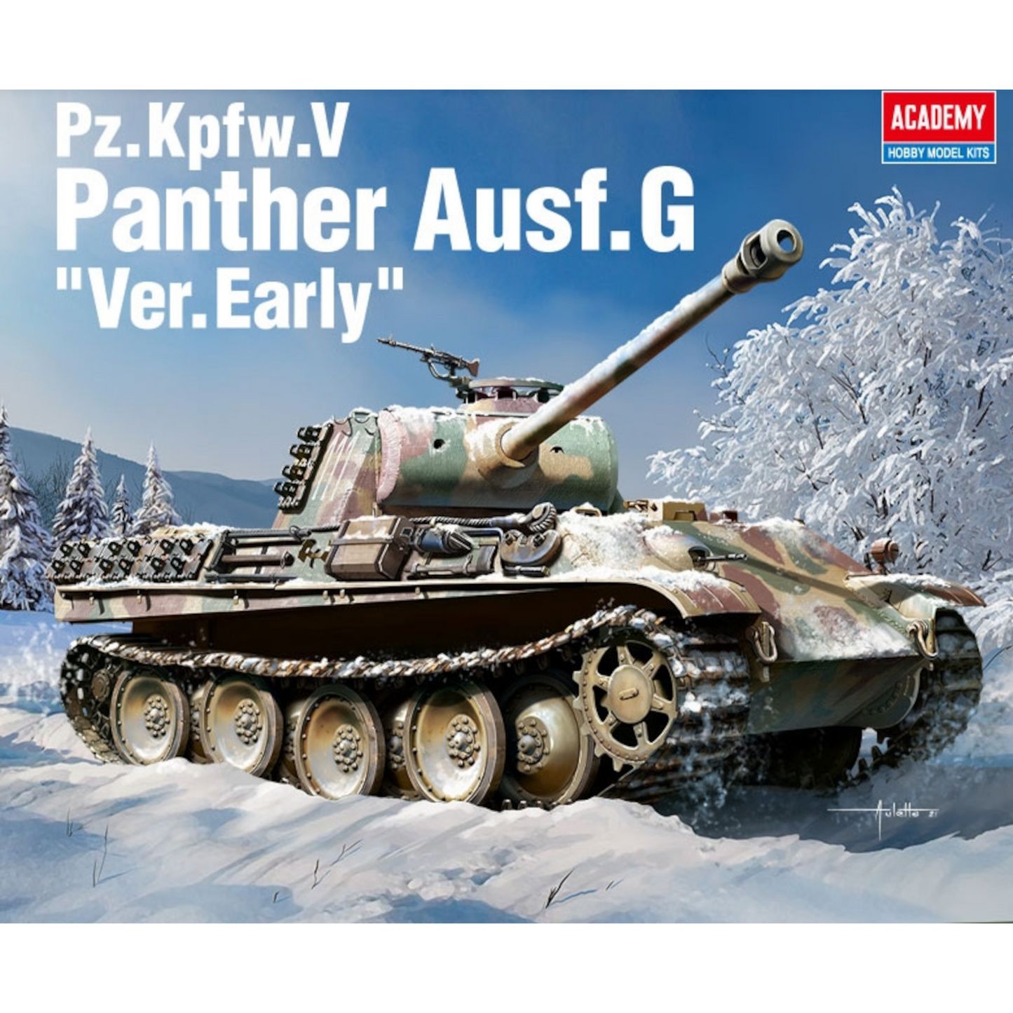 ACADEMY 1:35 Pz.Kpfw.V Panther Ausf.G "Early Version"