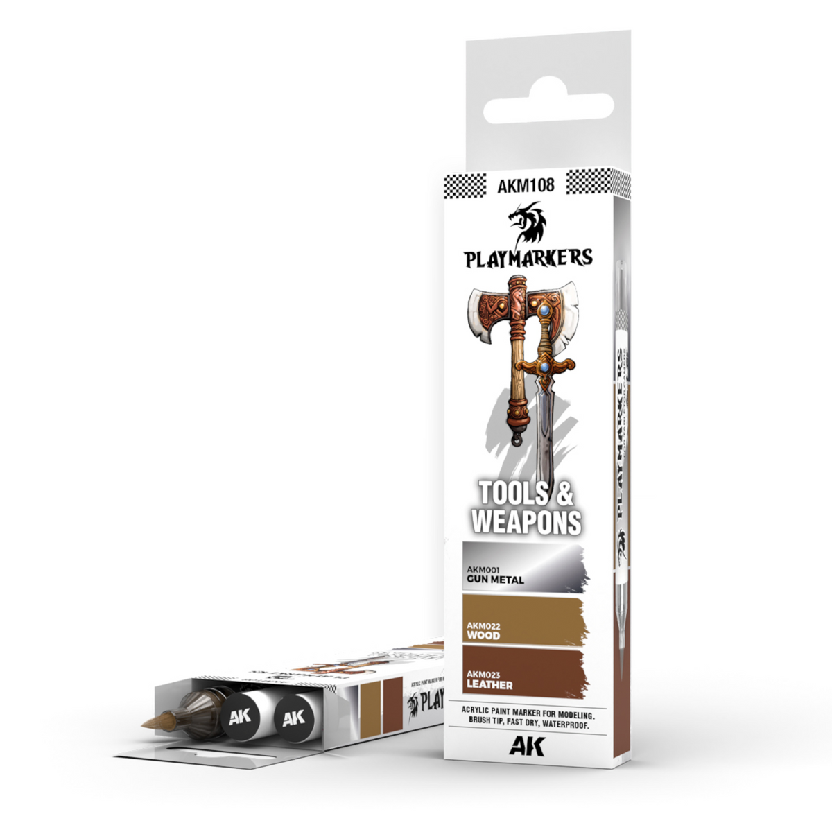 AK INTERACTIVE PLAYMAKERS MARKERS FOR TOOLS AND WEPONS