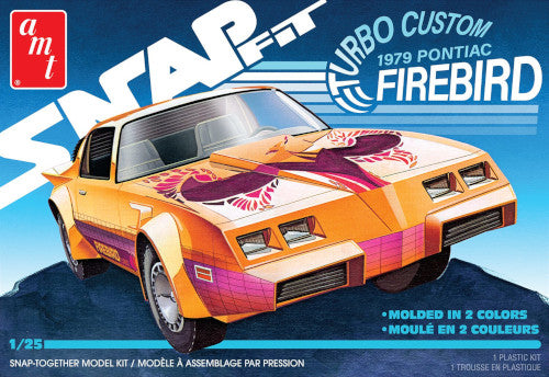 AMT 1/25 1979 PONTIAC FIREBIRD “TURBO CUSTOM” (SNAP) SCALE MODEL KIT