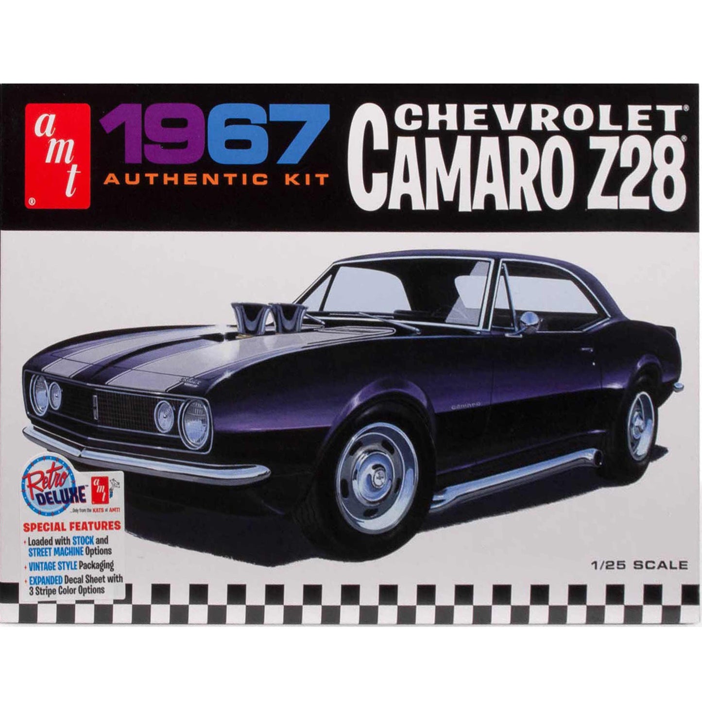 AMT 1/25 '67 CHEVY CAMARO Z28 MODEL KIT