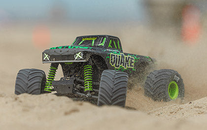 1/16 QUAKE GROM 4X4 RTR Brushed Monster Truck (Battery & Charger Included), Green
