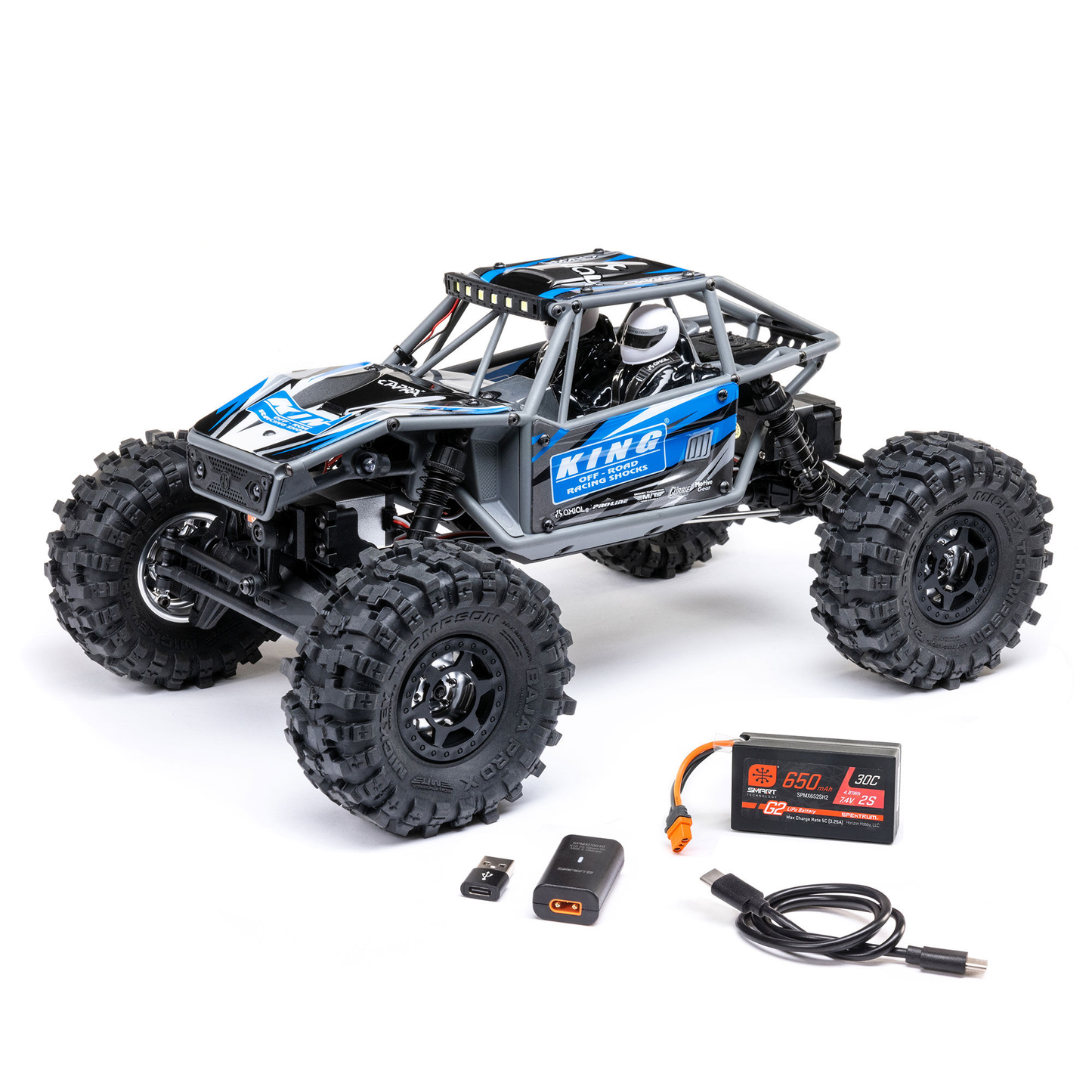AXIAL 1/18 UTB18 Capra 4X4 RTR Brushed Rock Crawler (Battery & Charger Included)