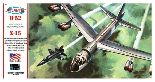 ATLANTIS 1/175 B-52 AND X-15 WITH STAND