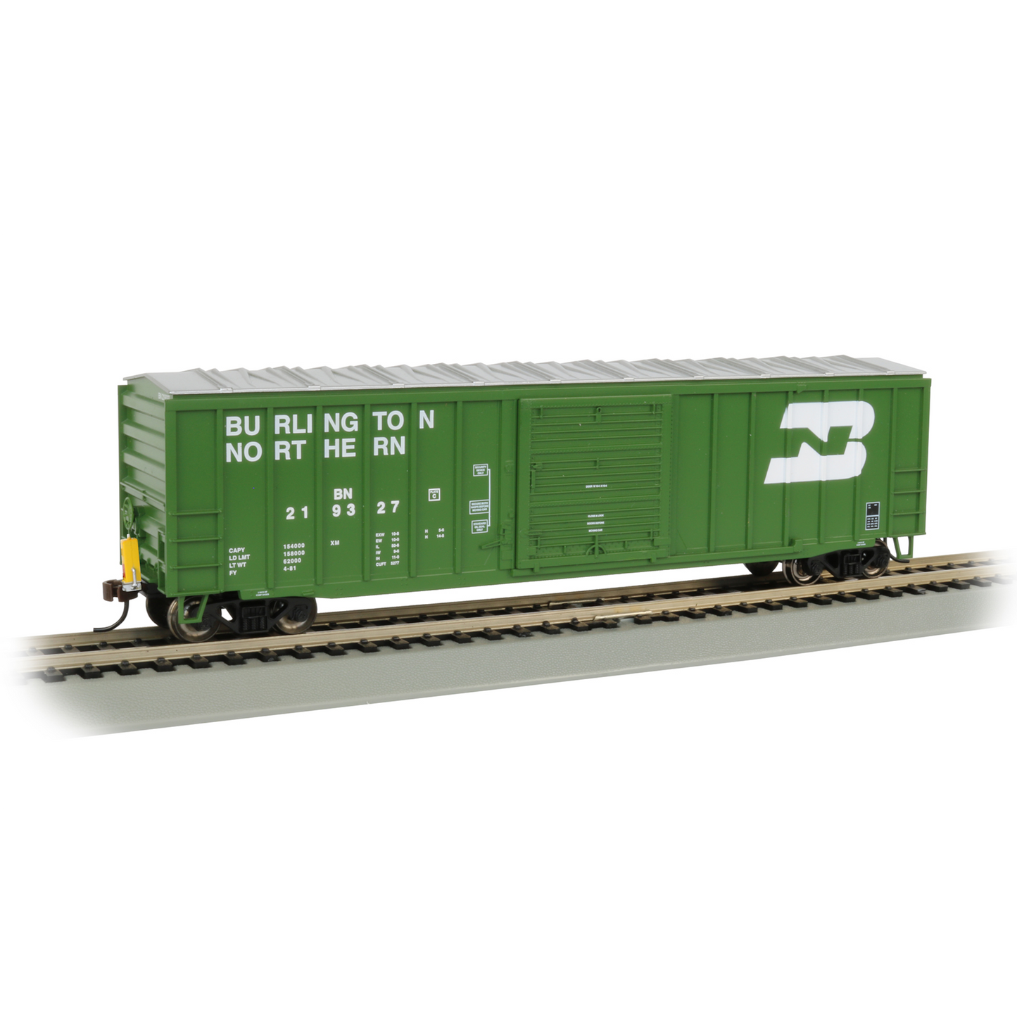 BACHMANN BN 50' BOXCAR WITH END OF DEVICE LIGHT