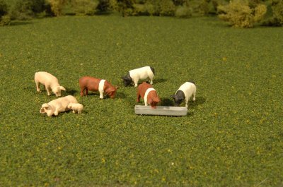 BACHMANN O GAUGE PIGS 8 PIECE SET BAC33168