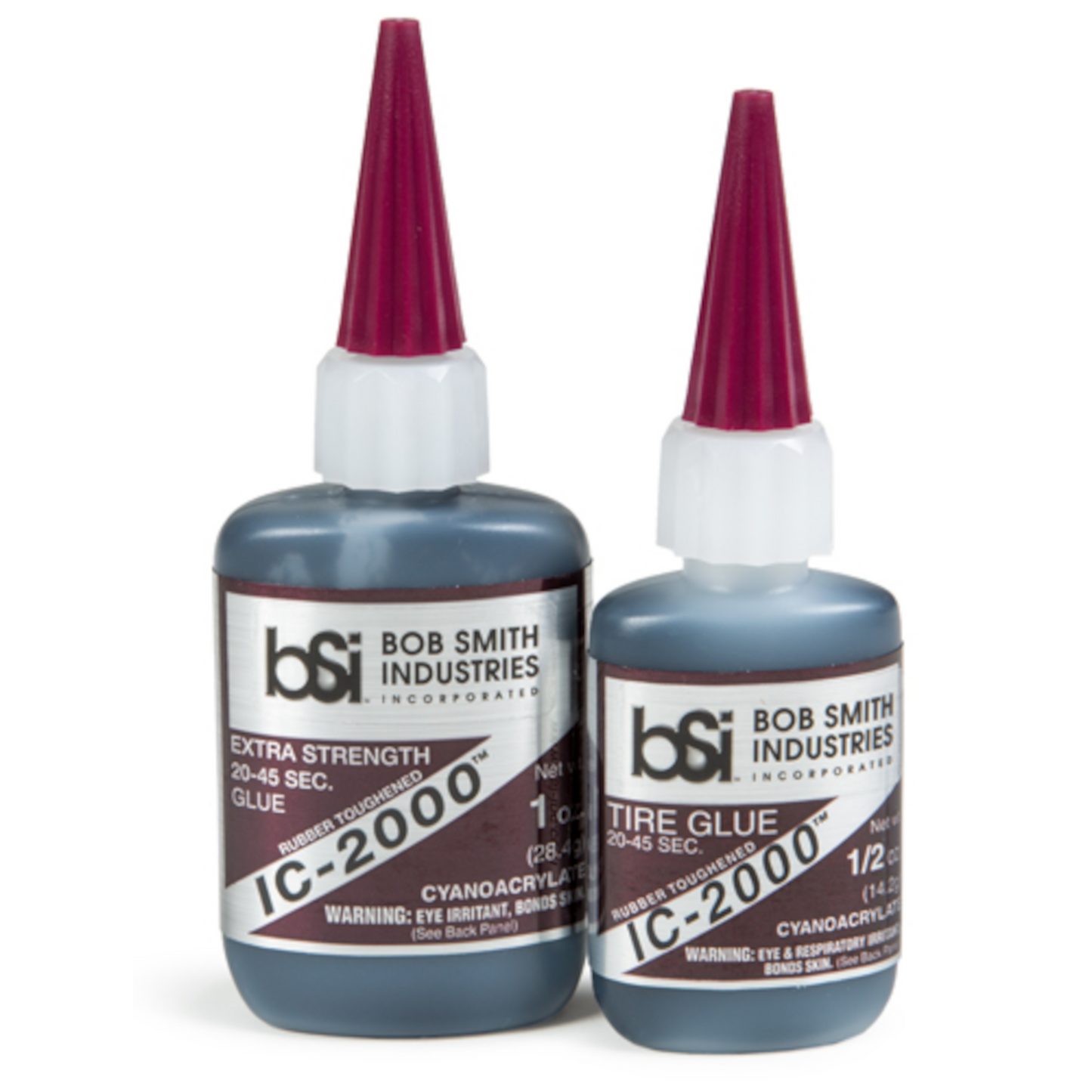 BSI IC-2000 BLACK RUBERIZED C 1/A ADHESIVE 1/2OZ