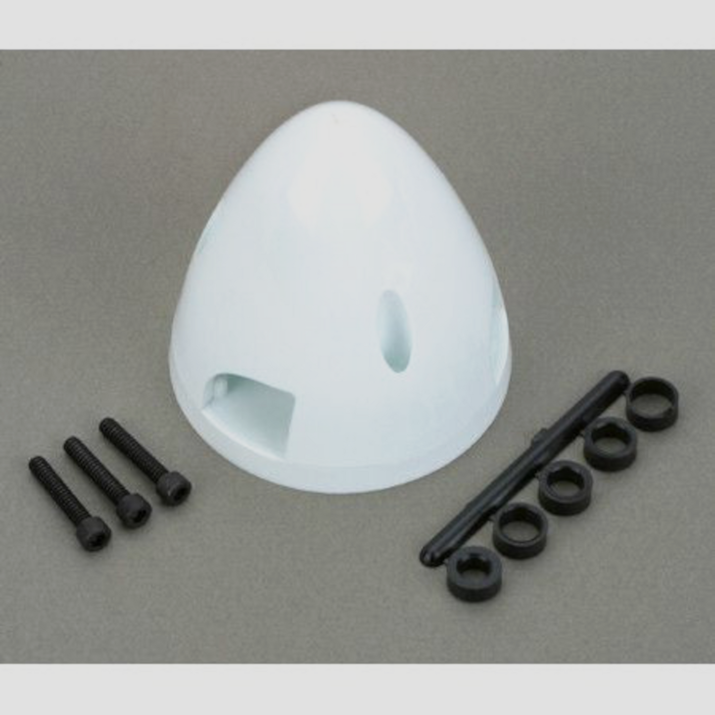 DUBRO SPINNER WHITE 2.5" 3 BLD