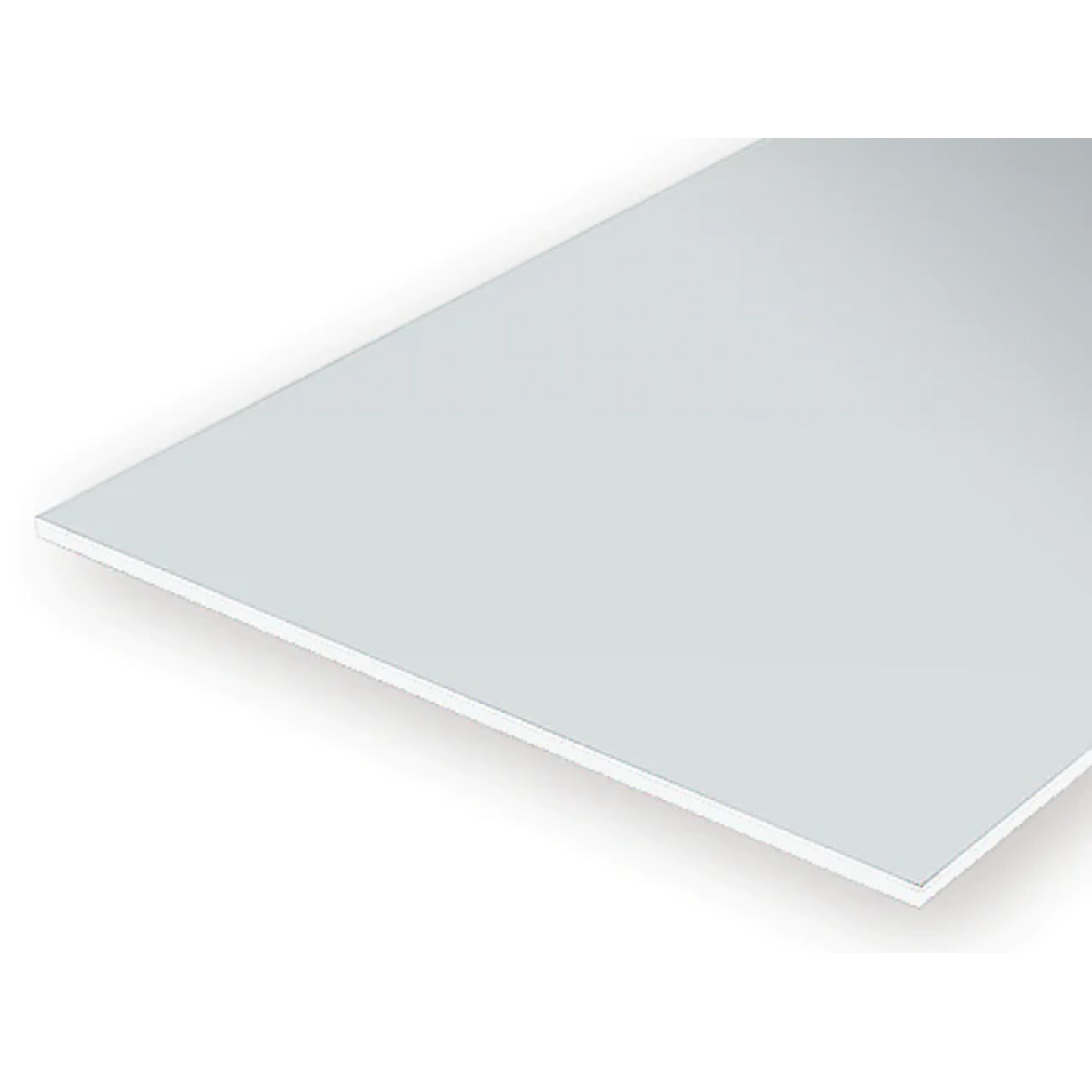 EVERGREEN .060" (1.5mm) PLAIN OPAQUE WHITE POLYSTYRENE SHEET