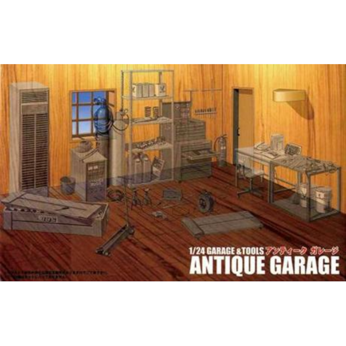 FUJIMI 1/24TH SCALE ANTIQUE GARAGE MODEL KIT
