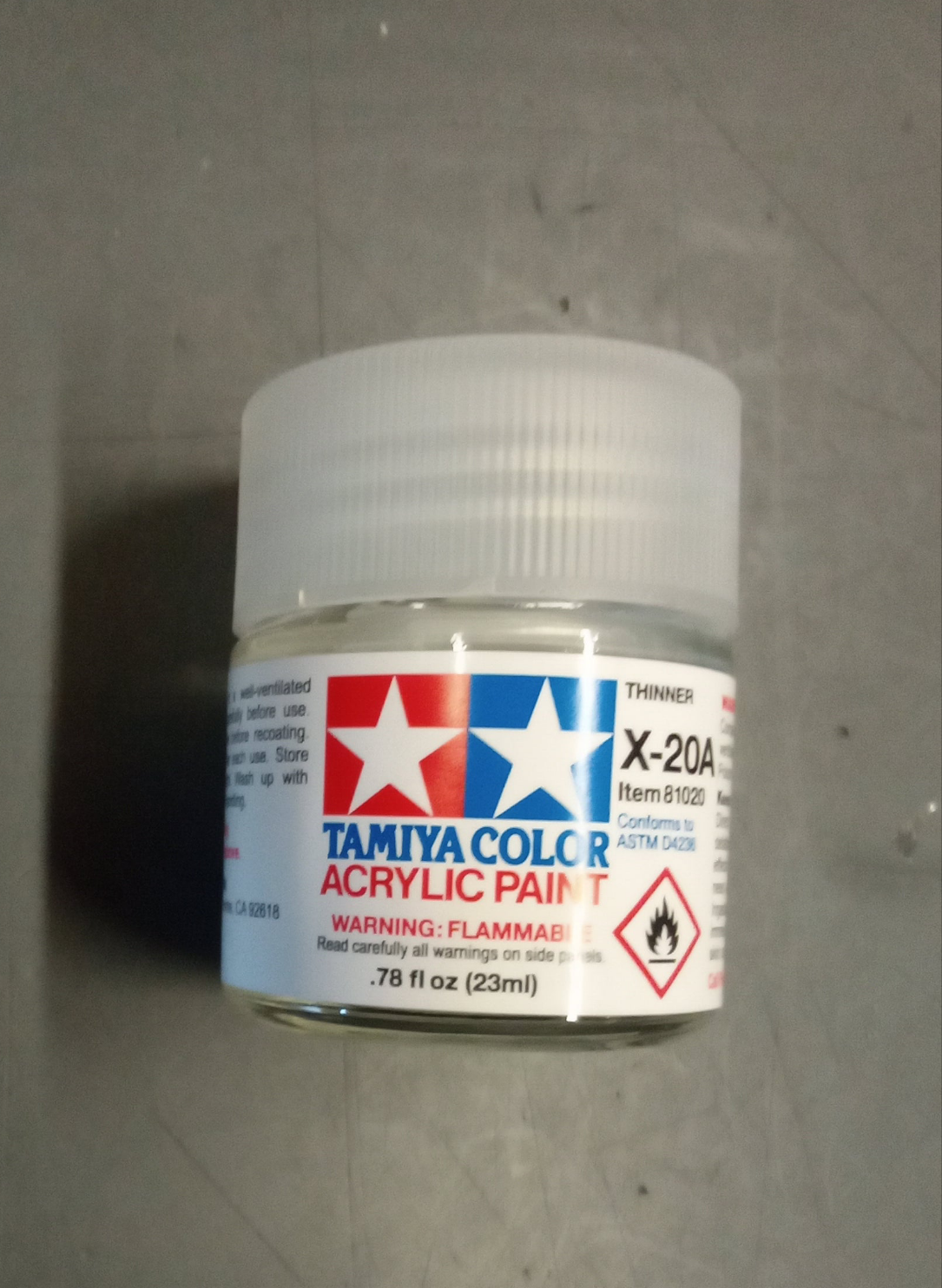 TAMIYA ACRYLIC X-20A THINNER 23m