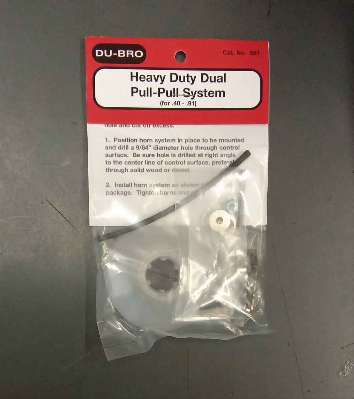 DUBRO HEAVY DDUTY DUAL PULL SYSTEM .40-.91