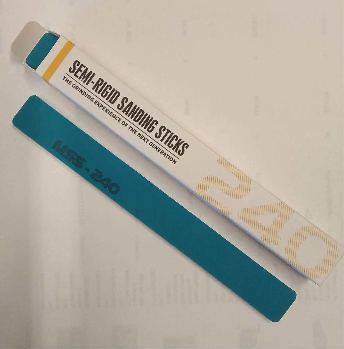DSPAIE 240 GRIT SEMI-RIGID SANDING STICK 3 PACK