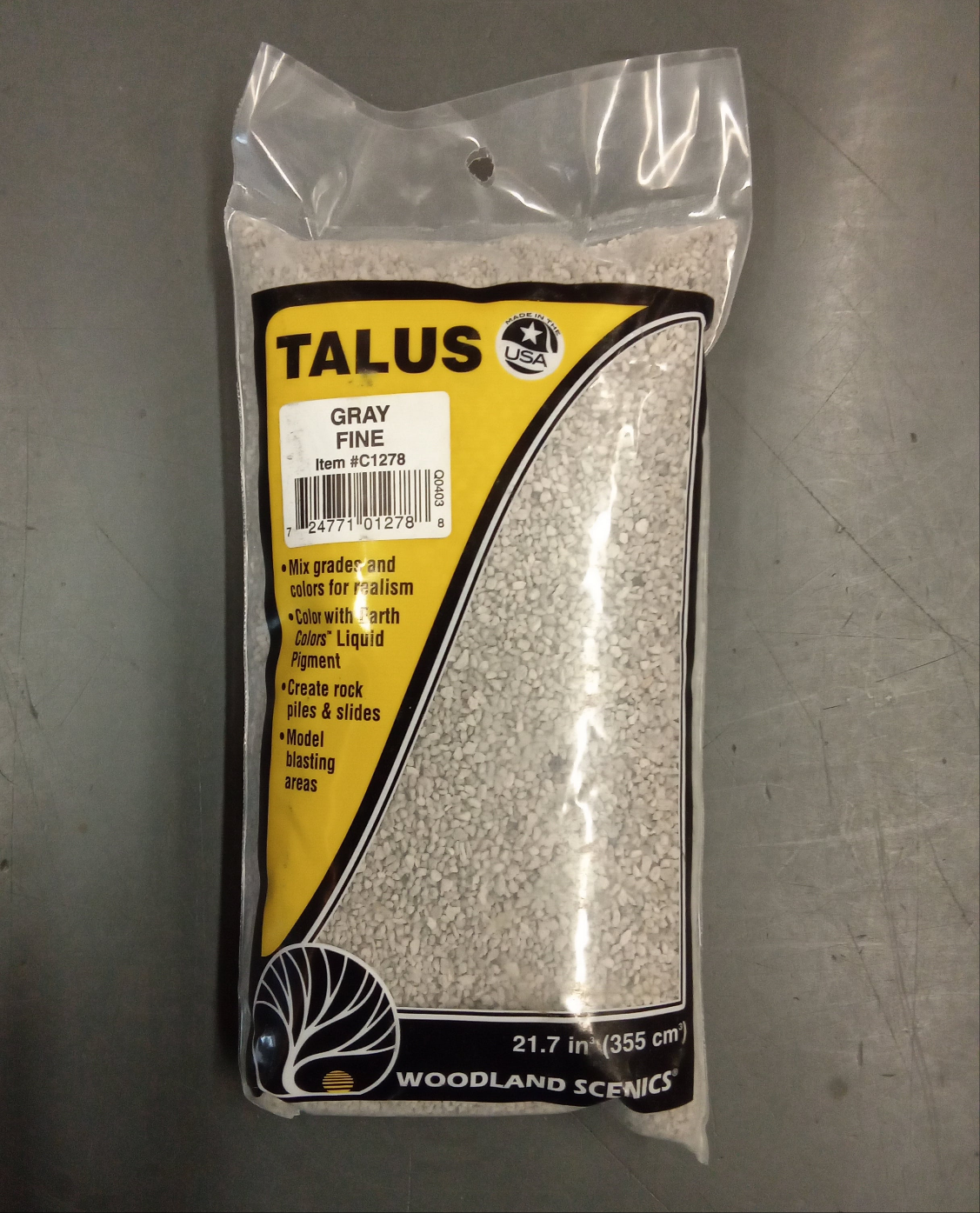 WOODLAND SCENICS TALUS FINE GRAY