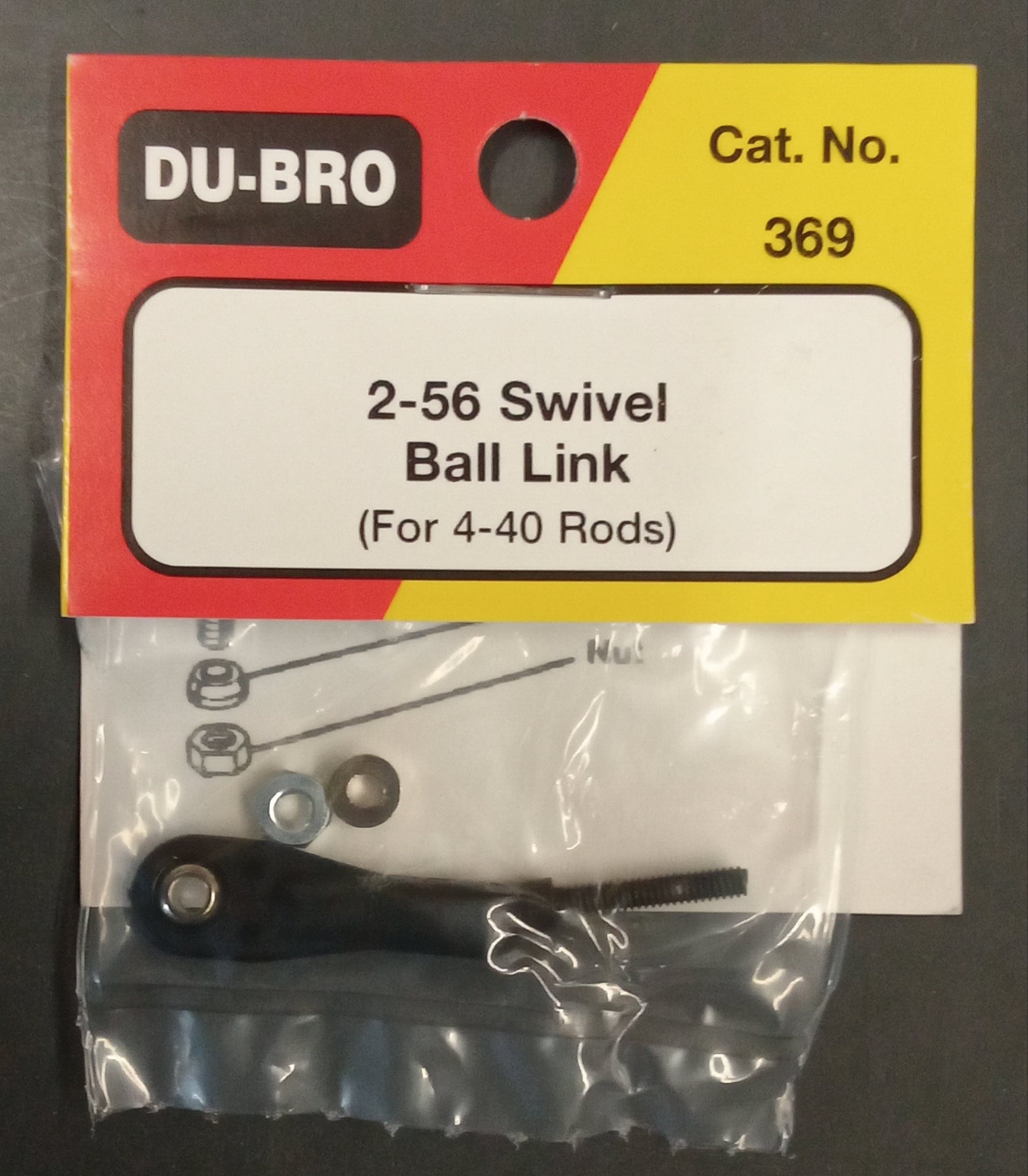 SWIVEL BALL LNK 2-56/4-40