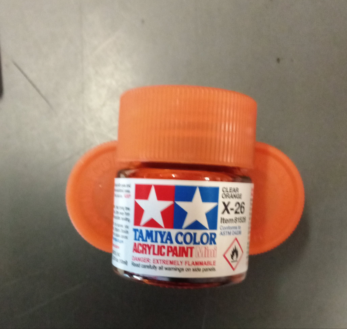 TAMIYA CLEAR ORANGE ACRYLIC X-26 10mL