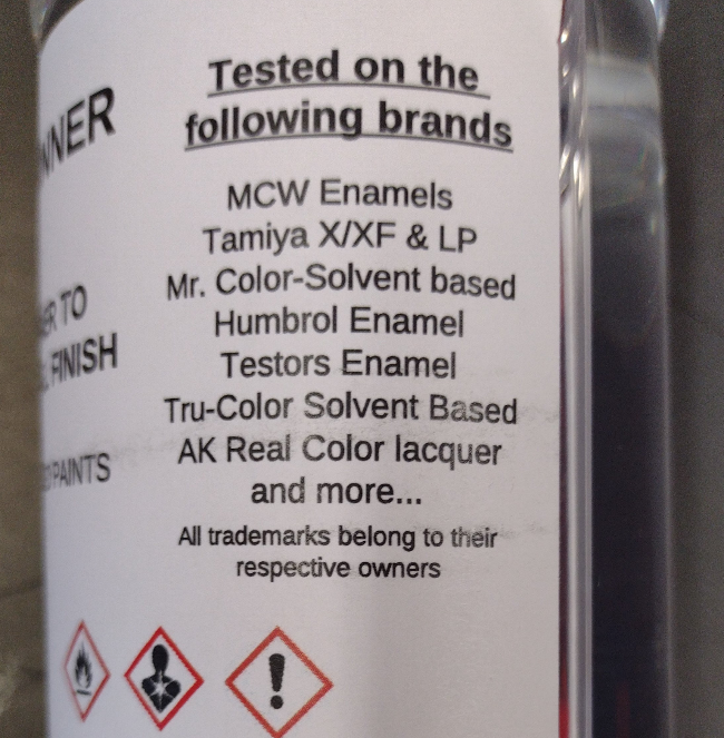 MCW MILD LAQCUER THINNER