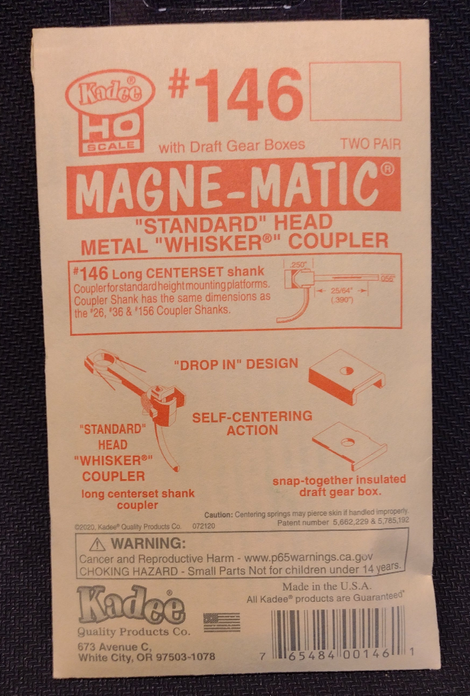KADEE #146 MAGNE-MATIC COUPLERS