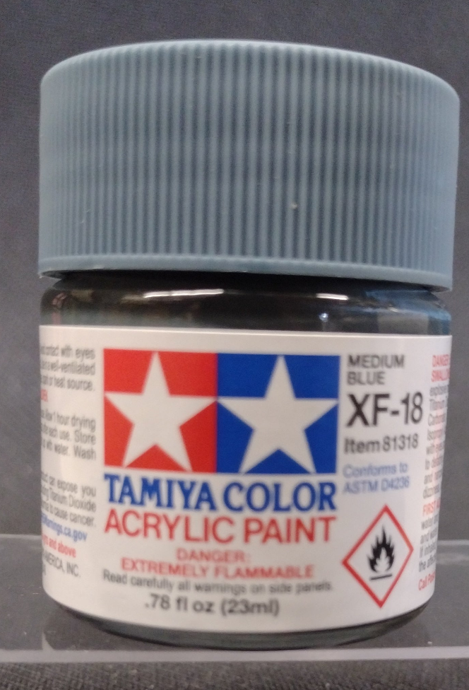 TAMIYA FLAT MEDIUM BLUE 23mL