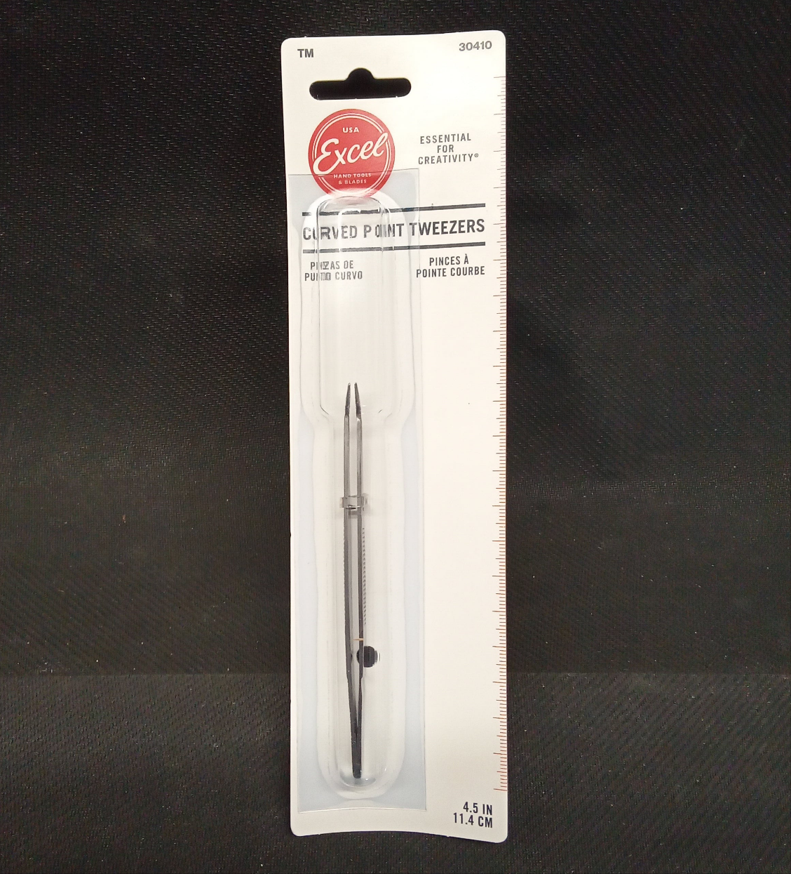 TWEEZERS CURVED POINTED