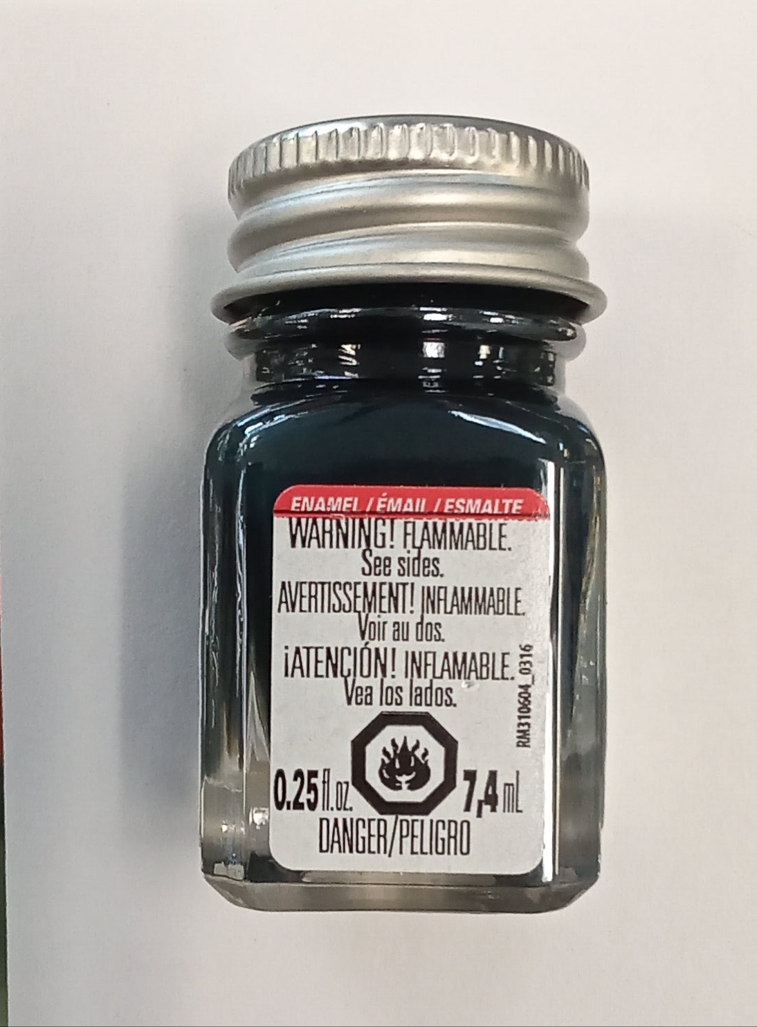 TESTORS GUN METAL ENAMEL 1/4 OZ