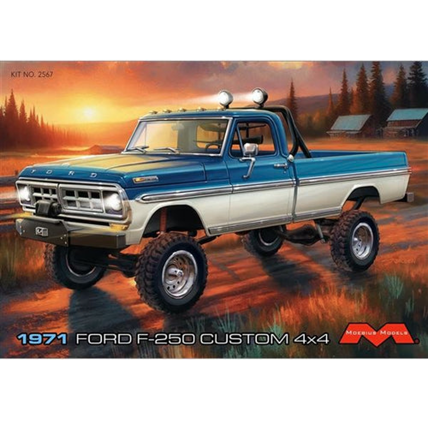 MOEBIUS 1/24 FORD F-250 4X4 MODEL KIT