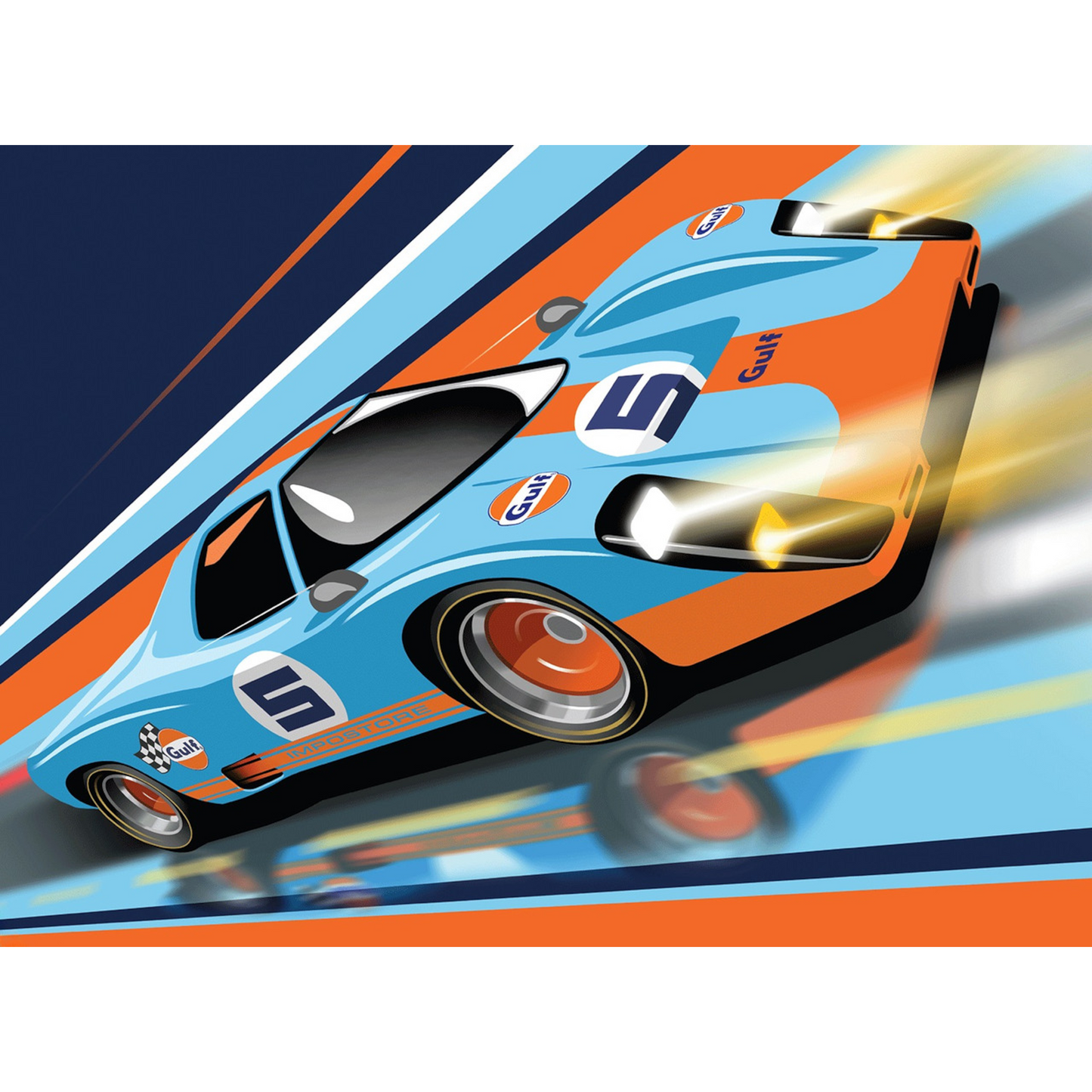 MPC 1/24 GULF IMPOSTORE PLASTIC MODEL KIT
