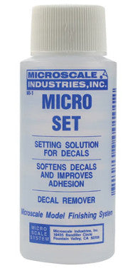 MICROSCALE MICRO SET DECAL SOLUTION 1oz