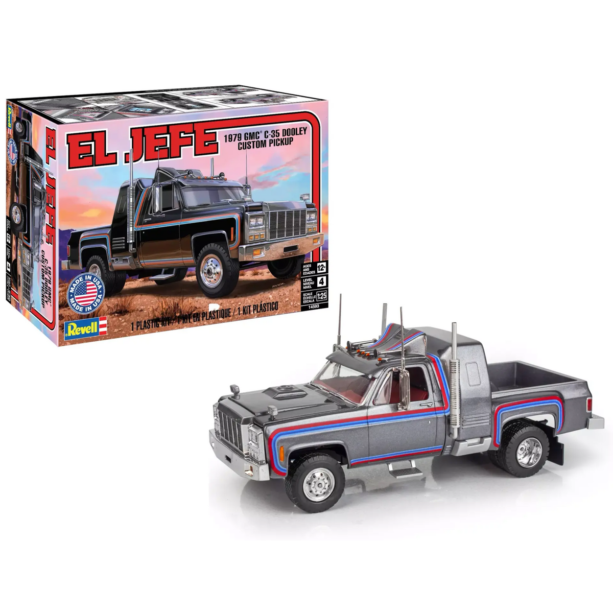 REVELL 1/25 1979 GMC C-30 Dooley Pickup "El Jefe"