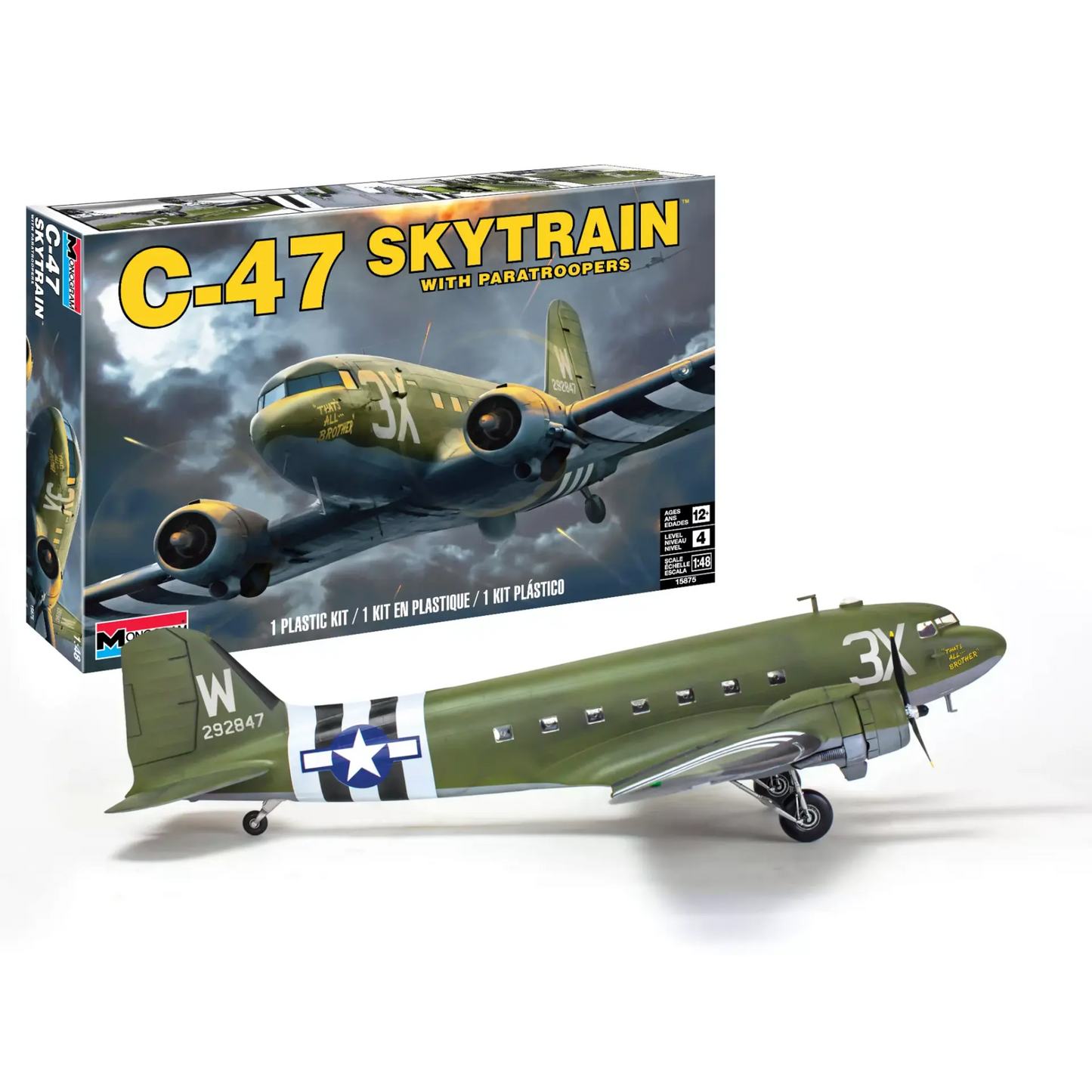 REVEL 1/48 C-47 SKYTRAIN MODEL KIT
