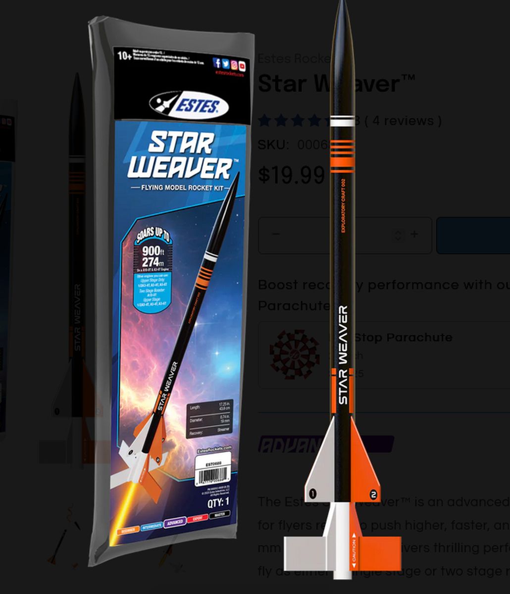 ESTES Star Weaver Rocket
