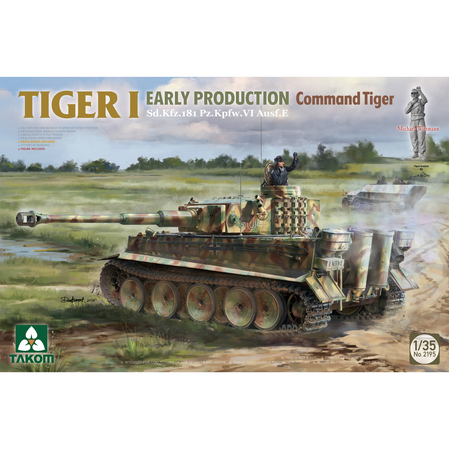 TAKOM 1/35 TIGER I SD.KFZ.267/268
