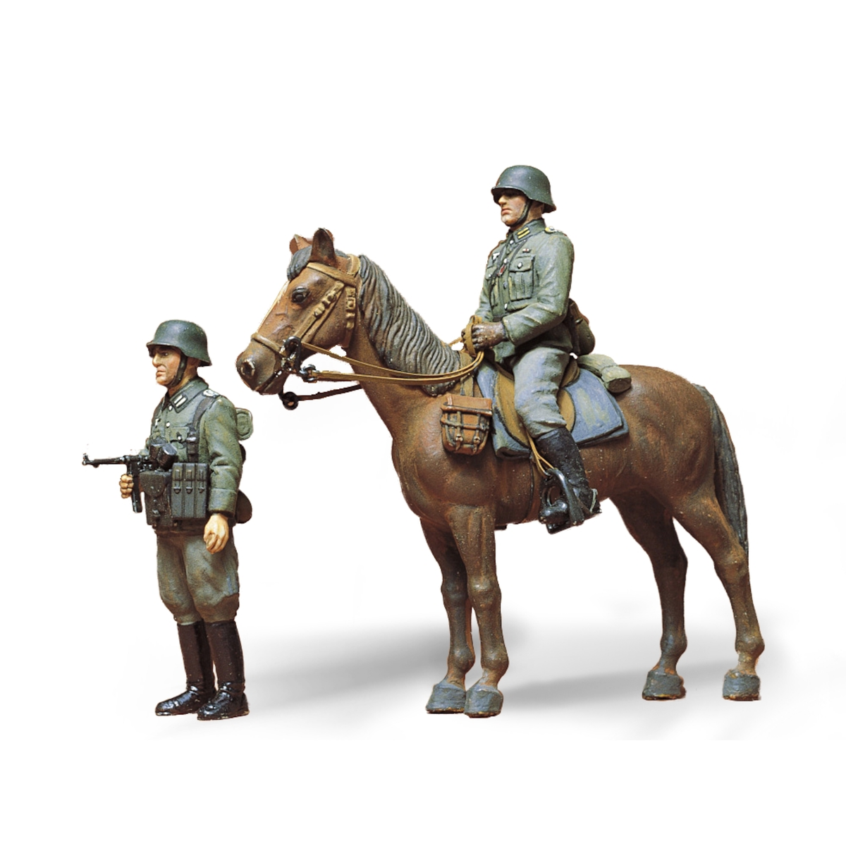 TAMIYA 1/35 GERMAN WEHRMACHT INFANTRY WITH HORSE MODEL KIT