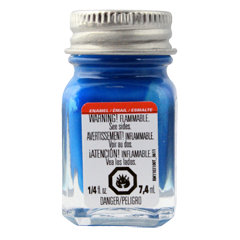 TESTORS GLOSS BLUE ENAMEL 1/4 OZ BOTTLE