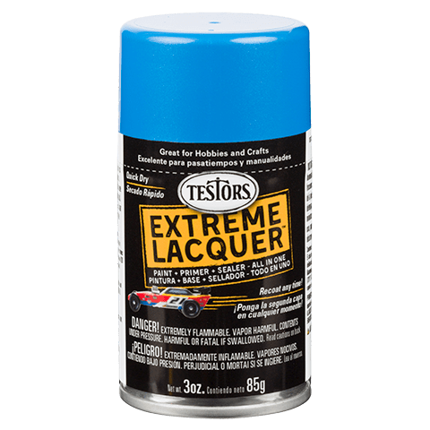 TESTORS EXTREME LACQUER SPRAY ICY BLUE 3 OZ