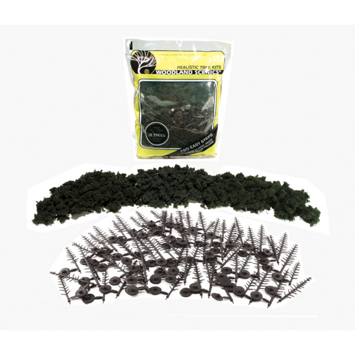 WOODLAND SCENICS PINE TREES 2 1/2"- 4" KIT