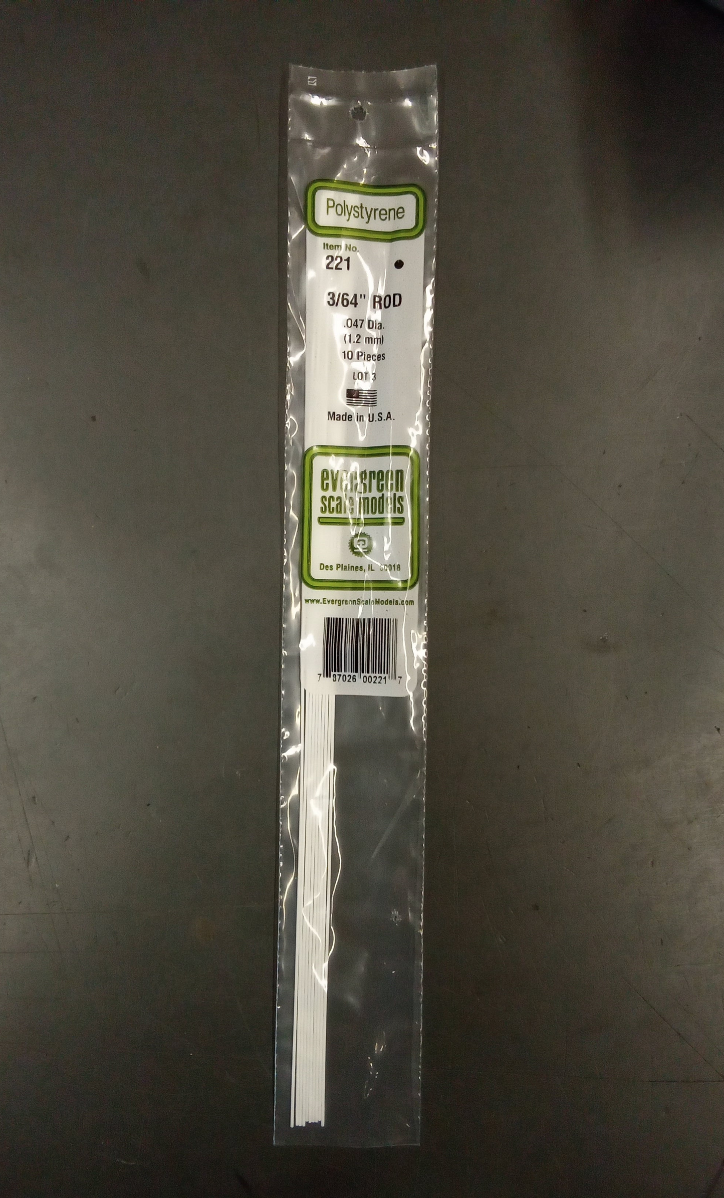 ROUND ROD 14" .047"(3/64)