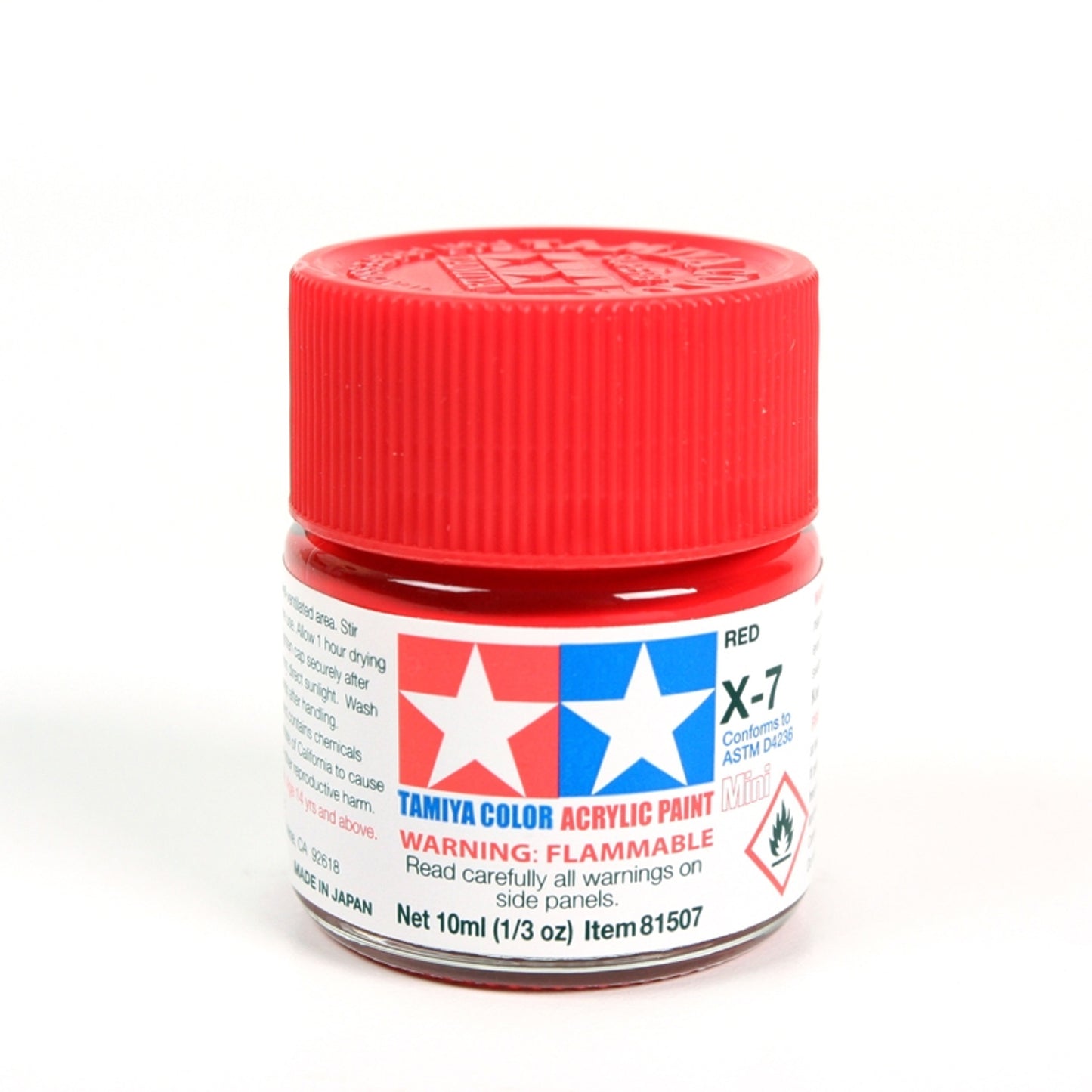 TAMIYA MINI ACRYLIC X-7 RED