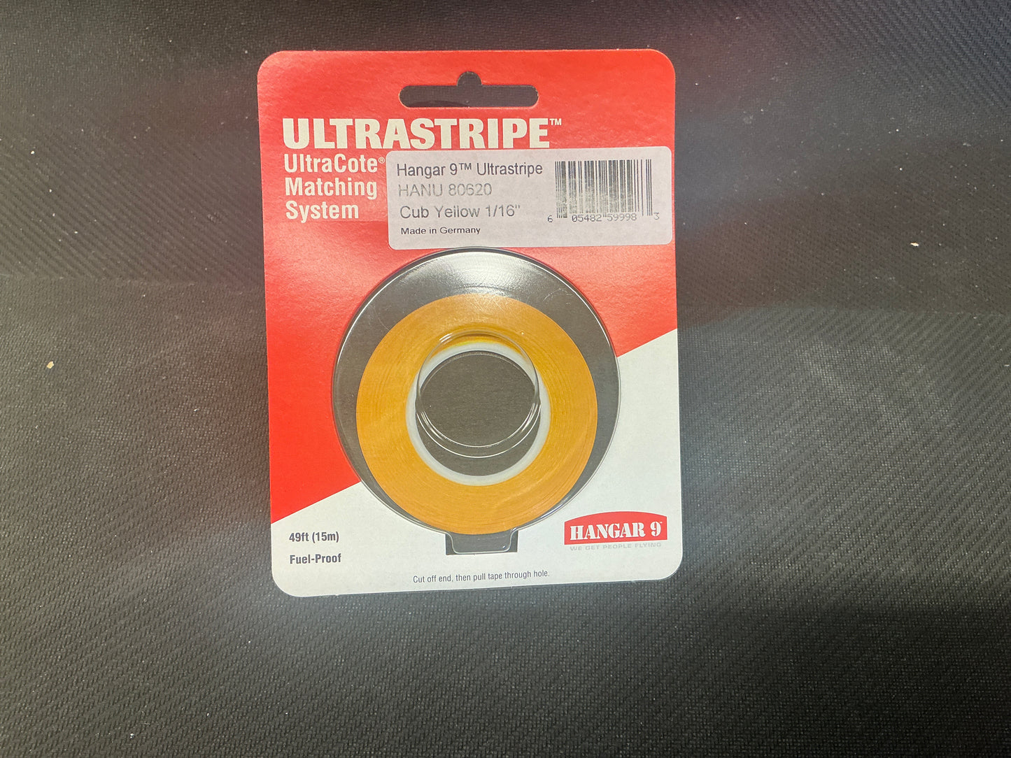 ULTRASTRIPE CUB YEL 1/16"