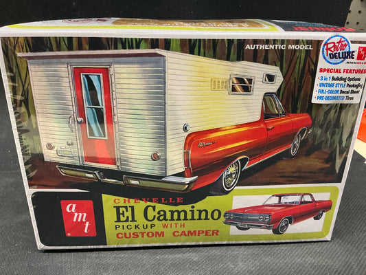 AMT 1/25 '65 EL CAMINO WITH CAMPER