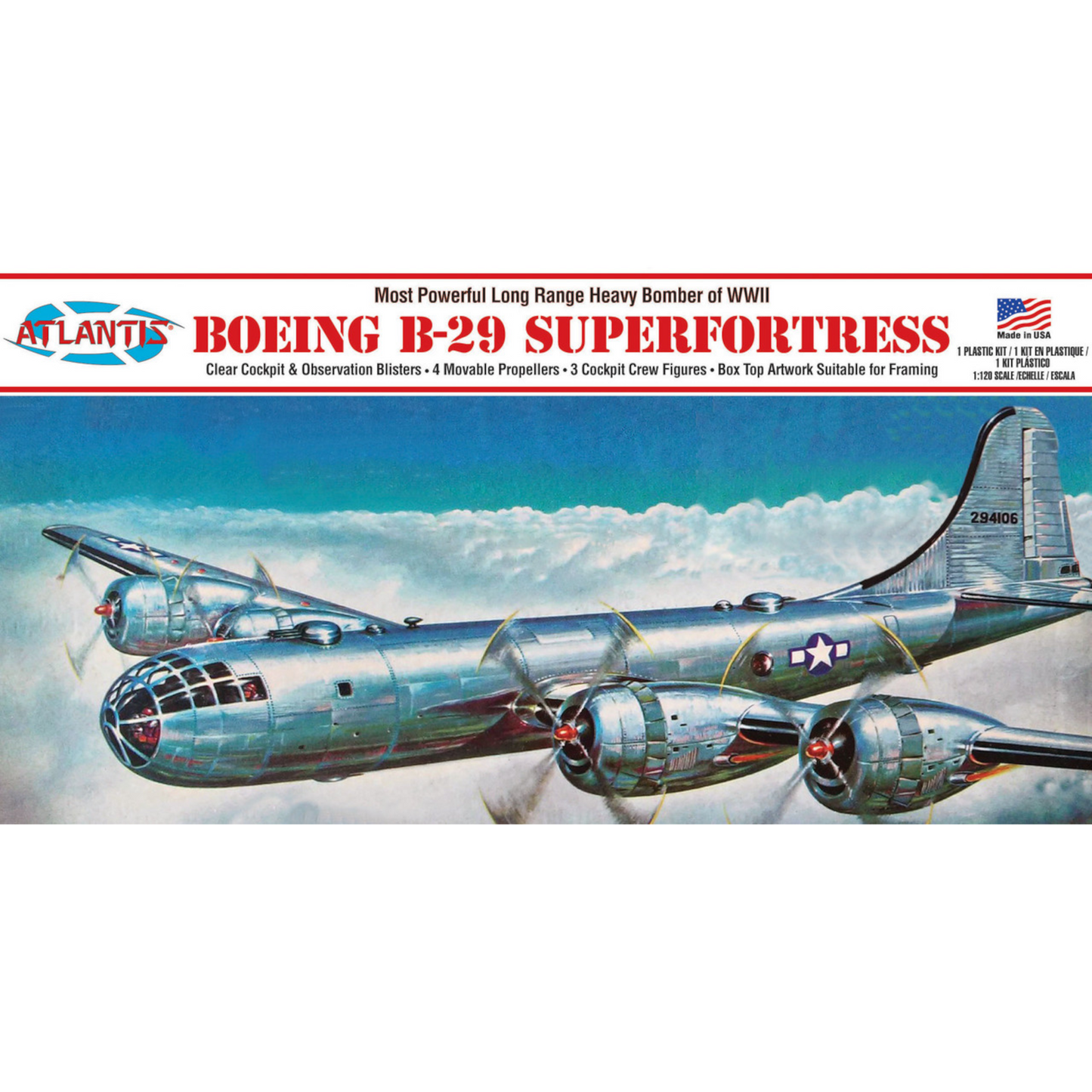 ATLANTIS 1/120 B-29 SUPERFORTRESS