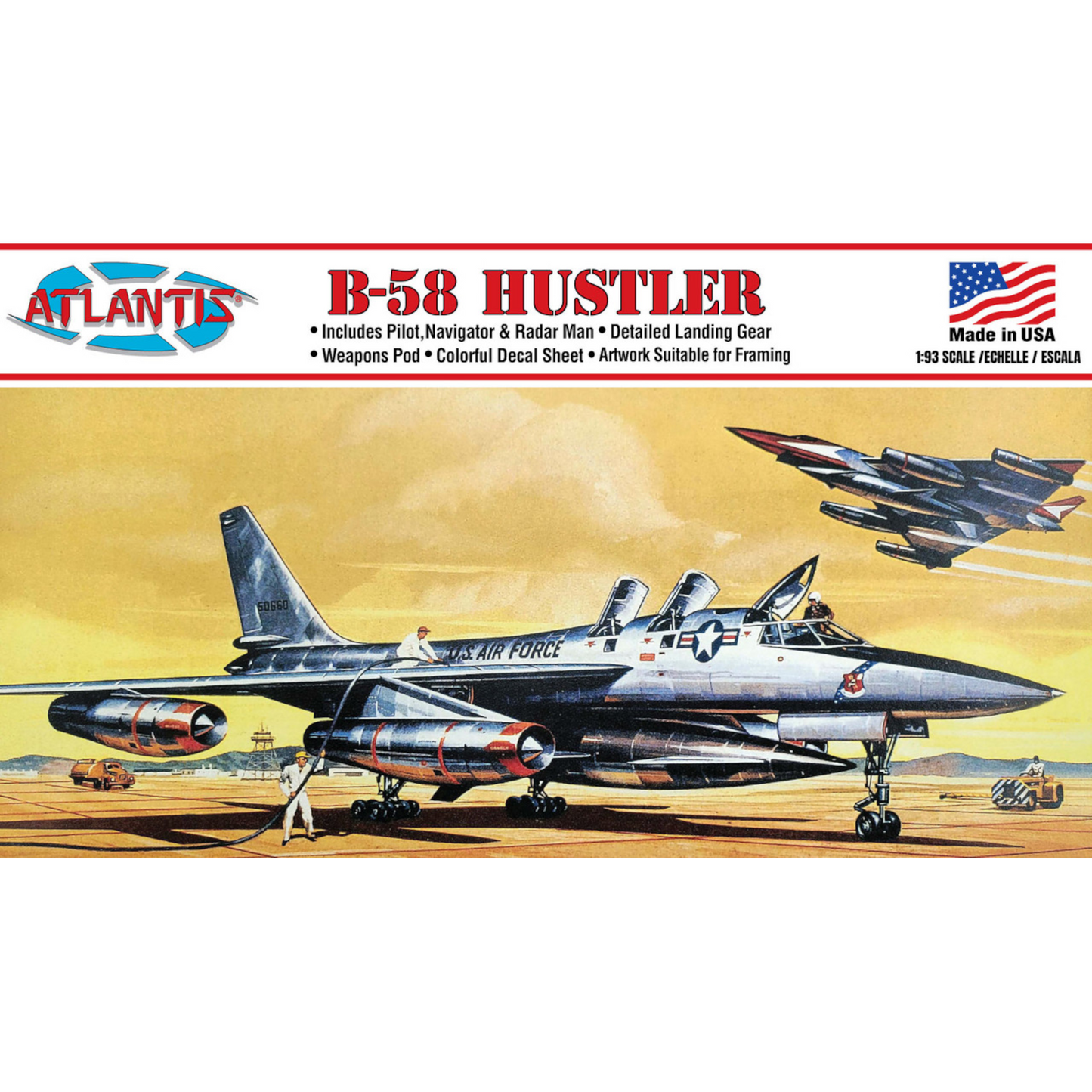ATLANTIS 1/93 CONVAIR B-58 HUSTLER