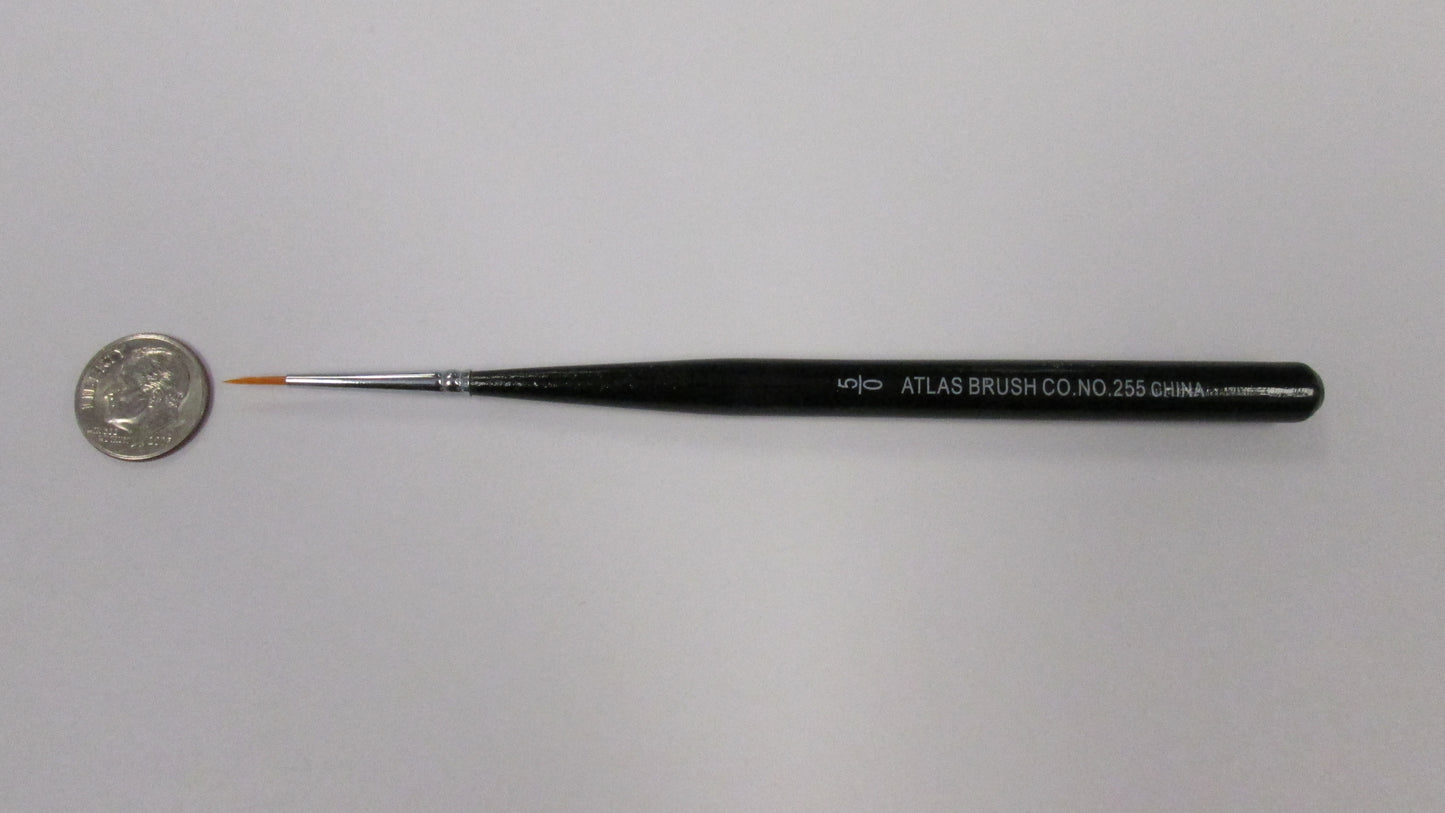 ATLAS BRUSH 5/O GOLDEN TAKLON ULTRA MINI BRUSH