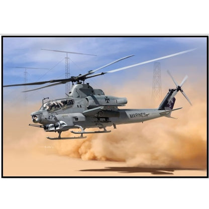 ACADEMY 1/35 AH-1Z SHARK MOUTH USMC HELICOPTER KIT