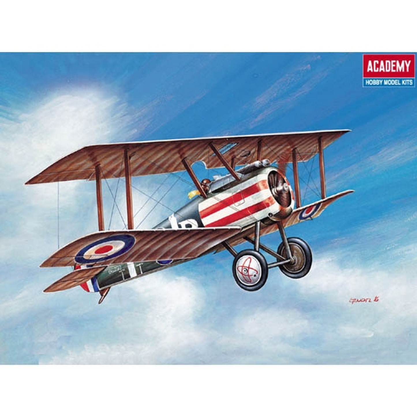 ACADEMY 1/72 SOPWITH CAMEL WW1 RAF FIGHTER AIRPLANE