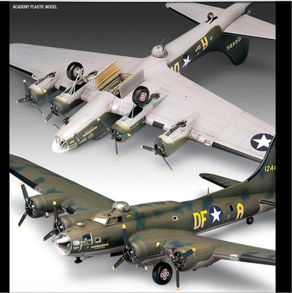 ACADEMY 1/72 B-17F MEMPHIS BELLE MODEL AIRPLANE KIT