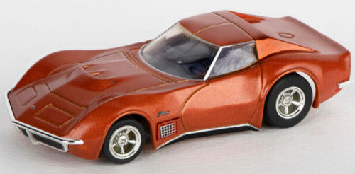 AFX '71 CORVETTE 454 ORANGE SLOT CAR